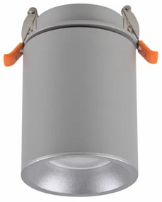 Podhľadové bodové svietidlo HARON 1xGU10/10W/230V šedá