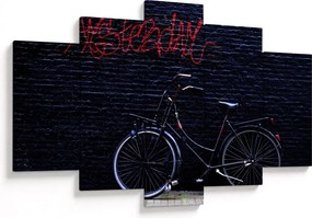 Obraz bicykla v Amsterdame (150x105 cm)
