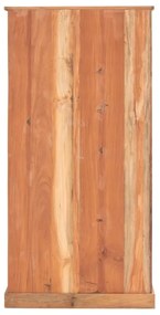 furniture-nabytek.cz - Masívna šatní skriňa Wakefield z recyklovaného dreva, lakovaná, viacfarebná – 90×60×180 cm