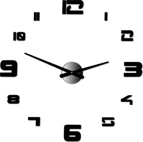 SENTOP | Nástenné hodiny nalepovacie  veľké Moderné hodiny | SENTOP 12P021 PLEXI 2D HEU+ analógové