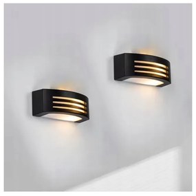 BERGE Vonkajšie nástenné LED svietidlo E27 fasádne