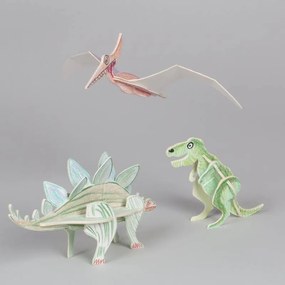 DECOLED Omaľovánky A4 puzzle svet dinosaurov 2v1