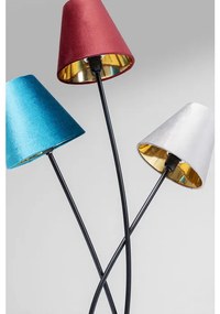 Kare Design Stojaca lampa Flexible Velvet Schwarz Tre