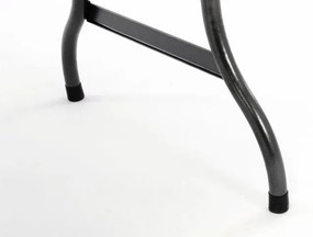 Garthen 37108 Skladací záhradný stôl - čierny 180 x 75 cm