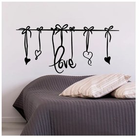 Samolepka Ambiance Love Headboard