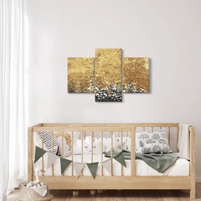 Obraz - Zlatá štruktúra N⁰3 (90x60 cm)