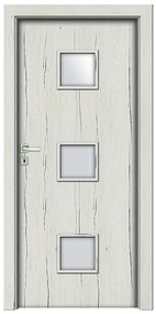 Dvere vnútorné Salerno 4 80P dub snežný
