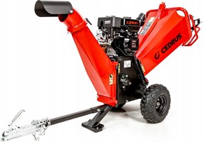 Plynový drvič Cedrus CEDRB02PRO, štiepkovač na konáre, 12 kalených nožov