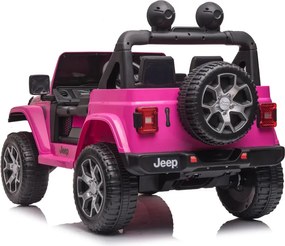 LEAN CARS Batéria pre vozidlo Jeep Wrangler Rubicon DK-JWR555 Pink