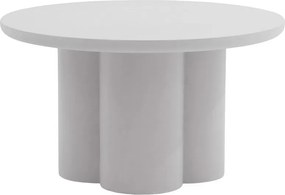 Okrúhly konferenčný stolík Cylindus 80 cm - svetlosivý