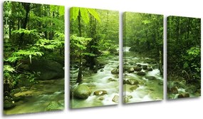 Obraz na stenu 4 dielny STROMY ST034E41