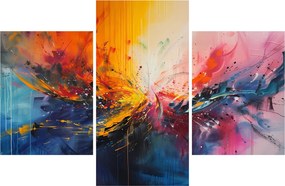 Obraz - Farebná abstrakcia (90x60 cm)
