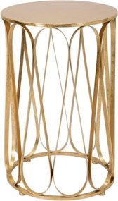 Dizajnový odkladací stolík Sakuruta 37 cm zlatý