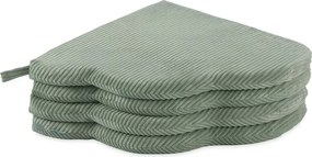 Kvetinová podložka 115x115x5cm, zelená, prémiový menčester