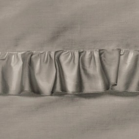 MAKOSATÉNOVÉ OBLIEČKY REINA23G 160X200 CM, 2KS 70X80 CM SVETLOHNEDÉ
