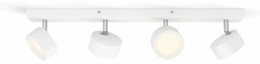 Philips 8720169174801 bodové LED svietidlo Bracia, biela, 4x 5,5 W 4x550lm 2700K IP20