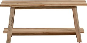 Záhradná lavica z týkového dreva Kave Home Safara