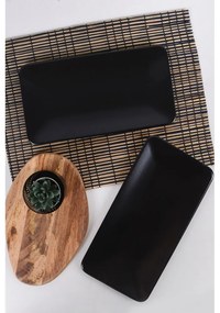 Čierne taniere z kameniny v súprave 2 ks – Hermia