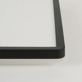 Brilagi - LED Kúpeľňové svietidlo ULTRA SLIM LED/24W/230V 42x42 cm čierna IP54