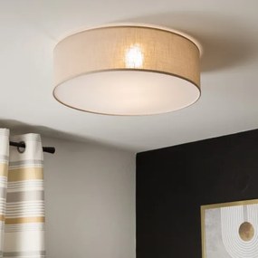 Stropné svietidlo SIRJA 2xE27/60W/230V pr. 45 cm béžová