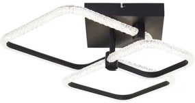 Brilliant - stmievateľné LED stropné svietidlo AYDIN LED/34W/230V čierna + s diaľkovým ovládaním