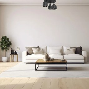 Stropné svietidlo PARKLA 3xE27/15W/230V čierna