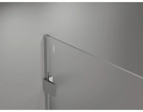 Mexen Lunar sprchová stena pravá 160 x 200 cm, 8mm číre sklo, chrómová, 830-160-000-01-00-P