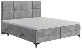 Kontinentálna posteľ 200 cm Nivela (betón) (s matracom a úl. priestorom). Vlastná spoľahlivá doprava až k Vám domov. 1054615