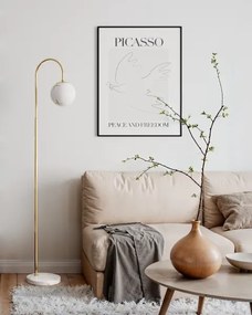 ByRydens 4101050-5000 - Stojacia lampa BELLAGIO 1xE27/8W/230V