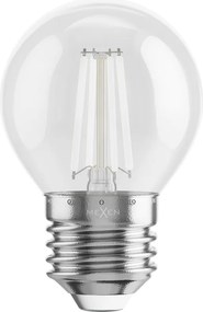 Mexen Vintis, LED filamentová žiarovka E27, G45, 4 W, modrá, číra, L156-E27-04XX-47