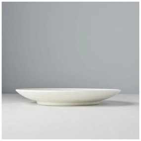 Biely keramický tanier Mij Star, ø 25 cm