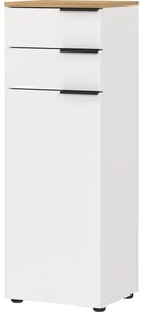 Biela vysoká kúpeľňová skrinka 39x111 cm Menen – Germania