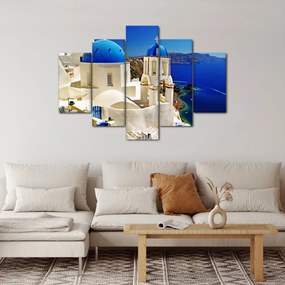 Obraz - Santorini, Grécko (150x105 cm)