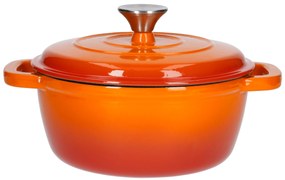 Silvercrest®  Liatinový hrniec, 2,8 l (oranžová)  (100393108)