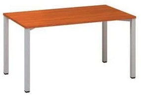 Kancelársky stôl Alfa 200, 140 x 80 x 74,2 cm, rovné vyhotovenie, dezén čerešňa, RAL9022