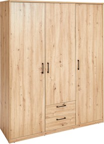 XXXLutz SKRIŇA S OTOČNÝMI DVERAMI, dub artisan, 157/194/54 cm Xora - Skrine - 000017004037