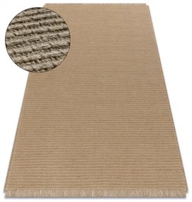 Koberec JUTE 3651 so strapcami, tmavobéžový