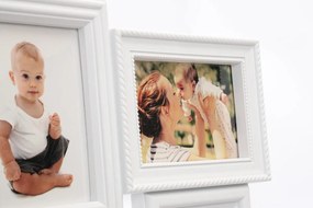 Fotorámeček BAFRA 51x35 cm 6 fotografií bílý