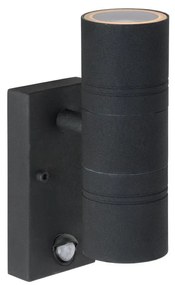 Lucide14866/10/30-LED Vonkajšie svietidlo so senzorom ARNE-LED 2xGU10/5W/230V IP44