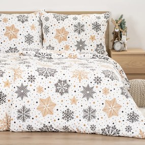 4Home Obliečky mikroflanel Golden Frost, 140 x 220 cm, 70 x 90 cm