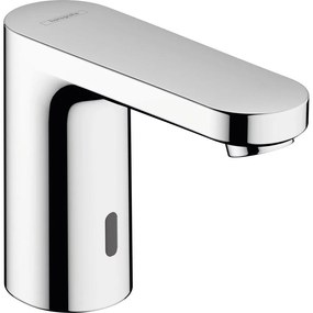 HANSGROHE Vernis Blend eFaucet elektronická umývadlová batéria pre studenú alebo prednastavenú vodu, batériová prevádzka, výška výtoku 100 mm, chróm, 71503000