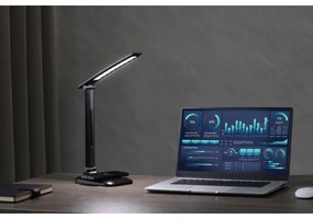 Immax 09106L - LED stmievateľná stolná lampa s bezdrôtovým nabíjaním QI LUMI LED/7W/230V čierna