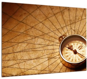 Obraz - Kompas (70x50 cm)