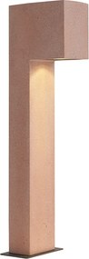 Moderné vonkajšie stĺpikové svietidlo terakota 65 cm IP44 - Pompei
