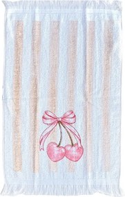 Kuchynský froté uterák s motívom čerešní - 40*66 cm