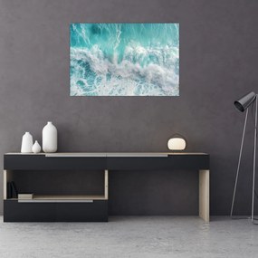 Obraz - Pohľad na vlny oceánu (90x60 cm)