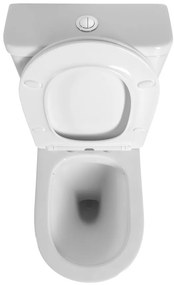 Sapho Sapho, INFINITY RIMLESS WC kombi misa s nádržkou, spodný/zadný odpad, biela, PC105WR