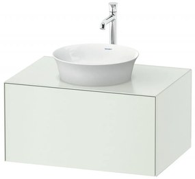 DURAVIT White Tulip závesná skrinka pod umývadlo na dosku, 1 zásuvka, 800 x 550 x 408 mm, biela matná, WT497503636