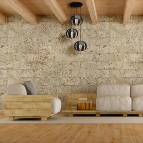 Luster na lanku NEWTON 3xE27/15W/230V čierna