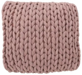 Pletený fialkový vankúš Tricot purple - 40 * 40 cm